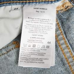 مملوكة مسبقًا Bottega Veneta Blue Denim Wide Leg Jeans M