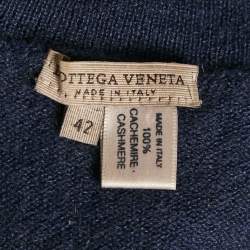 مملوكة مسبقًا Bottega Veneta Navy Blue Cashmere Sweater M