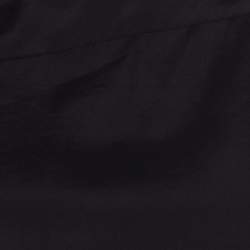 Bottega Veneta Black Asymmetric Ruffle Draped Sleeveless Shift Dress S