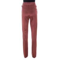 Bottega Veneta Dusky Pink Seamed Track Pants M