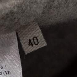 Bottega Veneta Grey Cashmere Open Front Belted Coat S