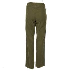Bottega Veneta Olive Green Cotton Corduroy Trouser XL
