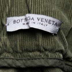 Bottega Veneta Olive Green Cotton Corduroy Trouser XL