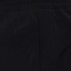 Bottega Veneta Black Stretch Nylon Elasticized Waist Trousers L