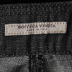 Pre Owned Bottega Veneta Black Denim Jeans S Waist 30"