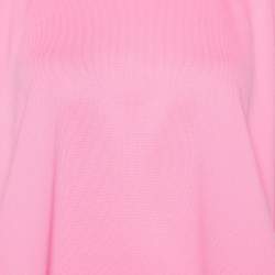 Bottega Veneta Pink & Red Paneled Knit Oversized T-Shirt M