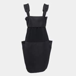 Bottega Veneta Black Synthetic Sleeveless Dress S