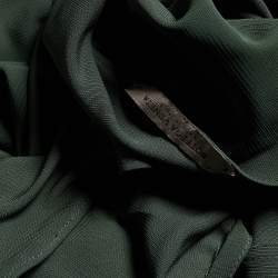 مملوكة مسبقًا Bottega Veneta Green Jersey Draped Sleeveless Midi Dress M