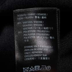 Balenciaga Unisex Black Knit Turtleneck Sweater M