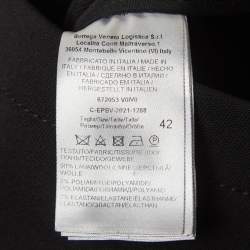 Bottega Veneta Black Wool Blend Short Dress M