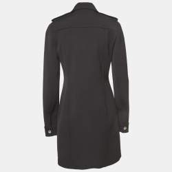 Bottega Veneta Black Wool Blend Short Dress M