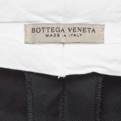 Bottega Veneta Black Cotton Trousers S