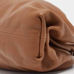 Bottega Veneta Brown Leather Classic Pouch