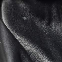 Pre Owned Bottega Veneta Black Intrecciato Leather Classic Pouch