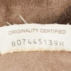 Pre Owned Bottega Veneta Dark Brown Intrecciato Leather Nodini Crossbody Bag