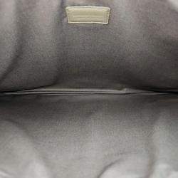 Pre Owned Bottega Veneta Beige Intrecciato Leather Pouch