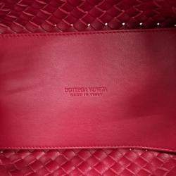 Bottega Veneta Red Leather Cabat Mini Bag