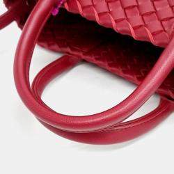 Bottega Veneta Red Leather Cabat Mini Bag