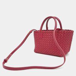 Bottega Veneta Red Leather Cabat Mini Bag