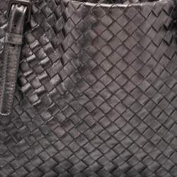 مملوكة مسبقًا Bottega Veneta Metallic Intrecciato Leather Cesta Tote
