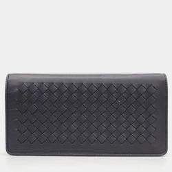 Bottega Veneta Black Leather Mesh Crossbody Bag