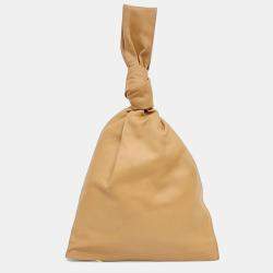  Bottega Veneta Beige Leather BV Twist Bag