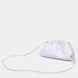 Bottega Veneta White Leather The Pouch