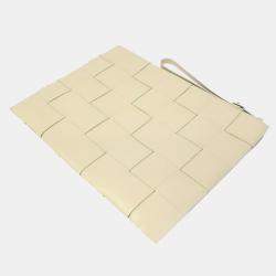 Bottega Veneta Beige Cassette Clutch