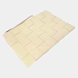 Bottega Veneta Beige Cassette Clutch