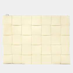Bottega Veneta Beige Cassette Clutch