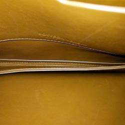 Pre Owned Bottega Veneta Orange Leather Mount Shoulder Bag