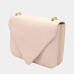 Bottega Veneta Pink Leather Mount Shoulder Bag