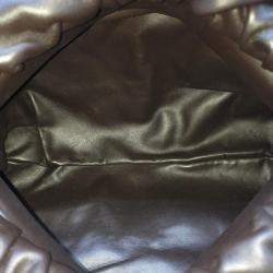 مملوكة مسبقًا Bottega Veneta Black Leather Teen Pouch Clutch