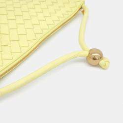 Bottega Veneta Yellow Intrecciato Nappa Medium Turn Hobo Bag 