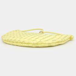 Bottega Veneta Yellow Intrecciato Nappa Medium Turn Hobo Bag 