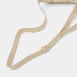 Bottega Veneta Beige Leather Cassette Shoulder Bag
