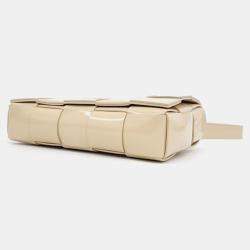 Bottega Veneta Beige Leather Cassette Shoulder Bag