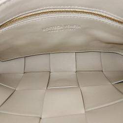 Bottega Veneta Beige Leather Cassette Shoulder Bag