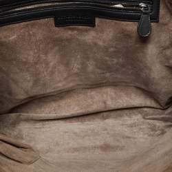 Pre Owned Bottega Veneta Black Intrecciato Nappa Leather Nodini Crossbody Bag