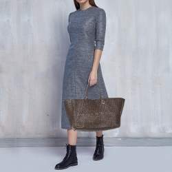 مملوكة مسبقًا Bottega Veneta Brown Intrecciato Leather Limited Edition 337/500 Cabat Tote