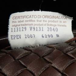 مملوكة مسبقًا Bottega Veneta Brown Intrecciato Leather Limited Edition 337/500 Cabat Tote