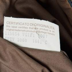 Pre Owned Bottega Veneta Blue Intrecciato Leather Large Veneta Hobo