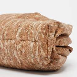 Pre Owned حقيبة بوتيغا فينيتا ميني ذا باوتش جلد بيج