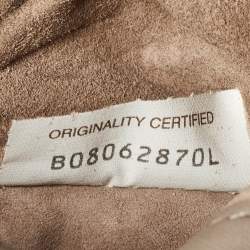 Pre Owned Bottega Veneta Grey Intrecciato Leather Small Olimpia Shoulder Bag