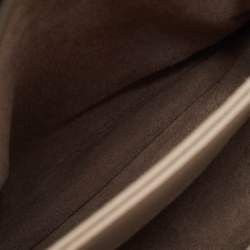 Pre Owned Bottega Veneta Grey Intrecciato Leather Small Olimpia Shoulder Bag