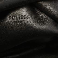 Pre Owned Bottega Veneta Black Leather Mini The Pouch Bag