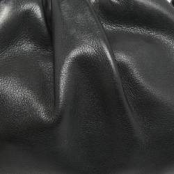 Pre Owned Bottega Veneta Black Leather Mini The Pouch Bag