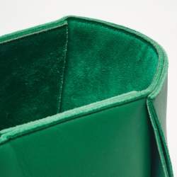 Bottega Veneta Green Intrecciato Leather Medium Arco Tote