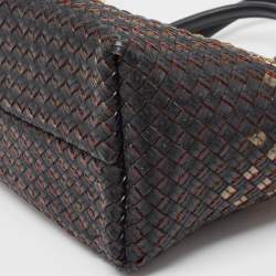 Pre Owned حقيبة يد توتس بوتيغا فينيتا كابات جلد انترشياتو بيج لامع