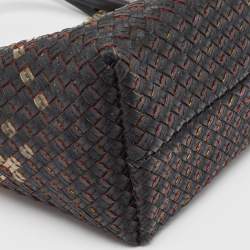 Pre Owned حقيبة يد توتس بوتيغا فينيتا كابات جلد انترشياتو بيج لامع